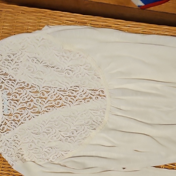 2/$15 Maurices Cream Lace Cardigan - Picture 4 of 4